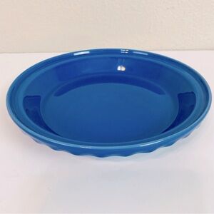 Homer Laughlin Cobalt Blue Fiesta Deep Dish Pie Baker 10”